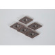 DNMG432-HUR / DNMG150408-HUR, Carbide Turning Insert, 55° Rhombic, Grade HTS35 - Pack of 5