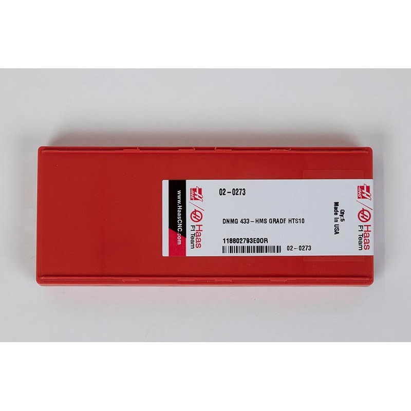 DNMG433-HMS / DNMG150412-HMS, Carbide Turning Insert, 55° Rhombic, Grade HTS10 - Pack of 5