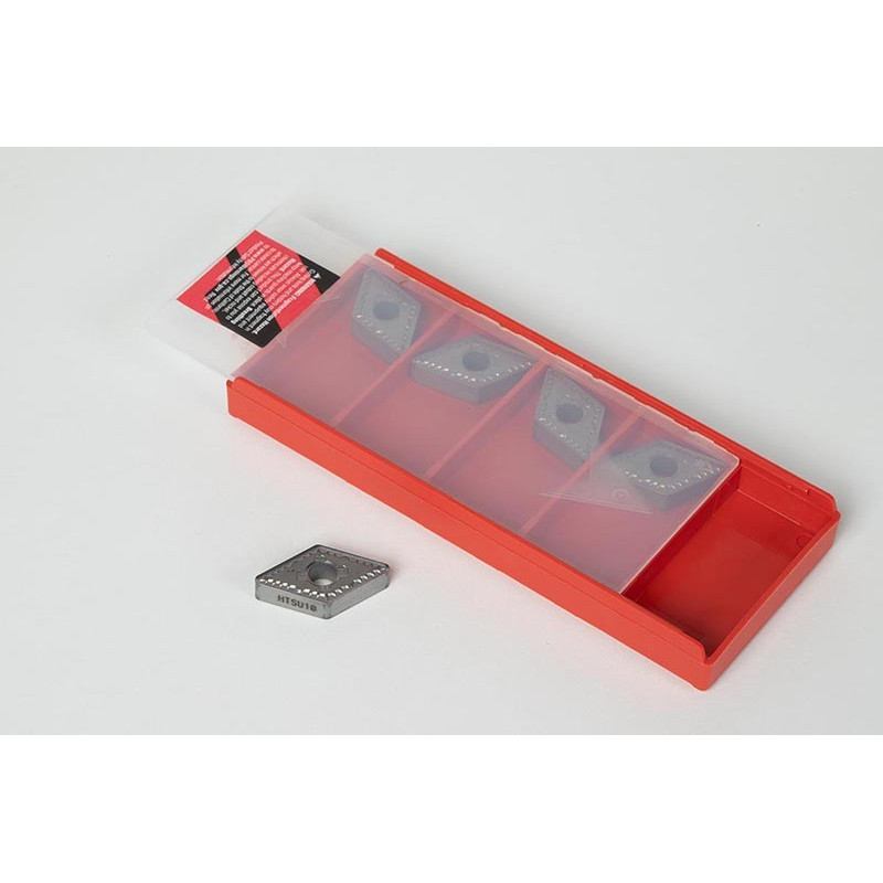 DNMG433-HMS / DNMG150412-HMS, Carbide Turning Insert, 55° Rhombic, Grade HTSU10 - Pack of 5