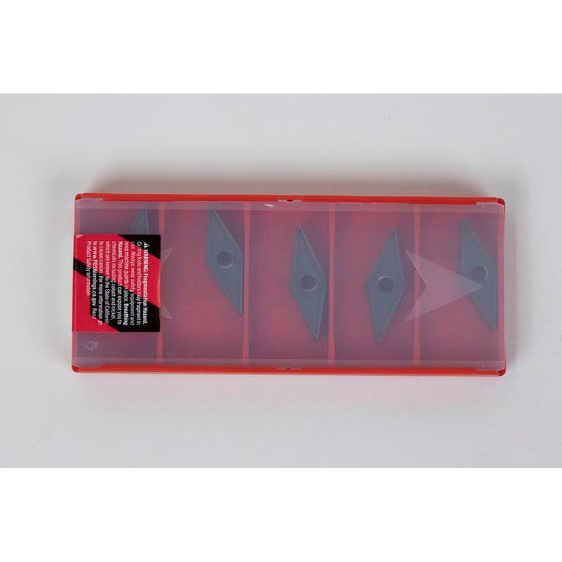 VNGG331-HFS / VNGG160404-HFS, Carbide Turning Insert, 35° Rhombic, Grade HTS10 - Pack of 5