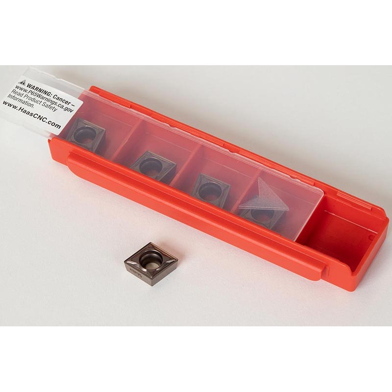 CCMT3251-HFP / CCMT09T304-HFP, Твердосплавна токарна пластина, ромбічна 80°, сплав HTP15 - упаковка з 5 штук