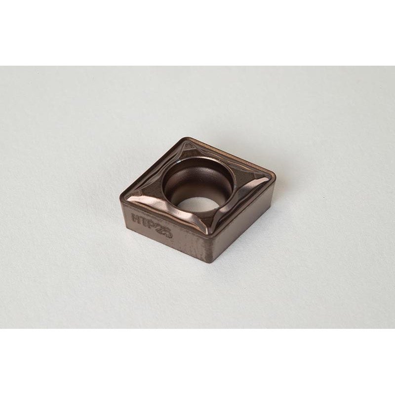 CCMT3252-HFP / CCMT09T308-HFP, Твердосплавна токарна пластина, ромбічна 80°, сплав HTP25 - упаковка з 5 штук