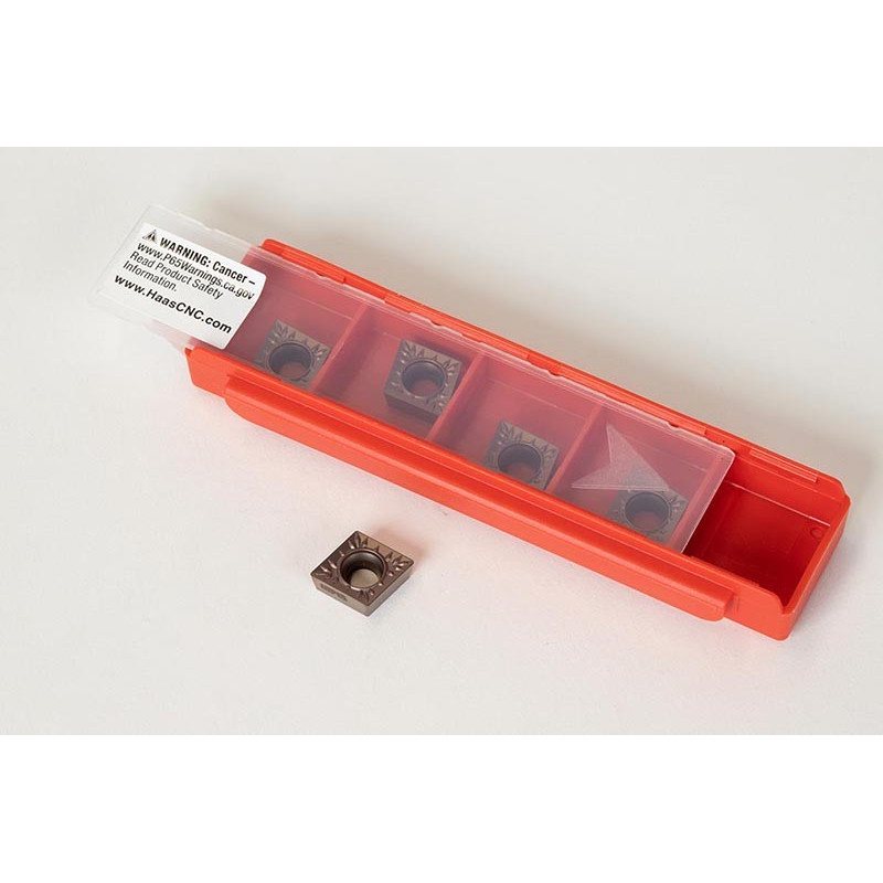 CCMT3251-HMP / CCMT09T304-HMP, Твердосплавна токарна пластина, ромбічна 80°, сплав HTP15 - упаковка з 5 штук