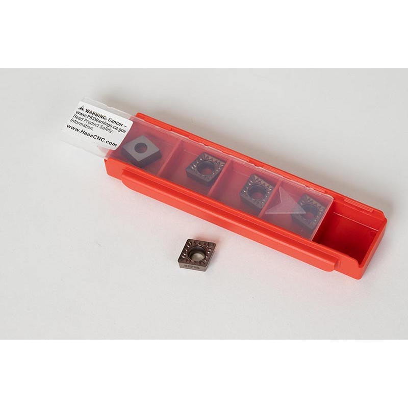 CCMT3252-HMP / CCMT09T308-HMP, Твердосплавна токарна пластина, ромбічна 80°, сплав HTP15 - упаковка з 5 штук