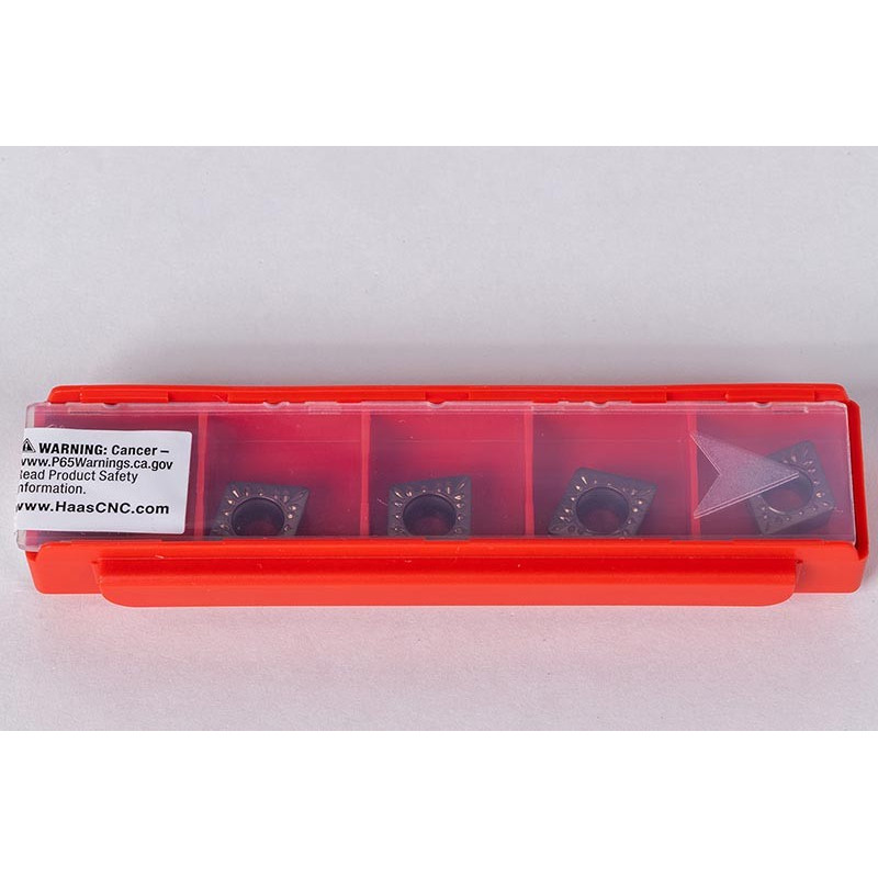 CCMT3252-HMP / CCMT09T308-HMP, Твердосплавна токарна пластина, ромбічна 80°, сплав HTP25 - упаковка з 5 штук