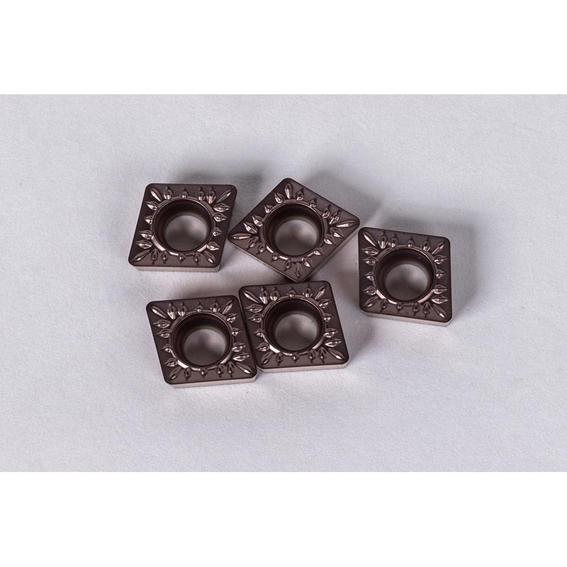 CCMT3252-HMP / CCMT09T308-HMP, Твердосплавна токарна пластина, ромбічна 80°, сплав HTP25 - упаковка з 5 штук