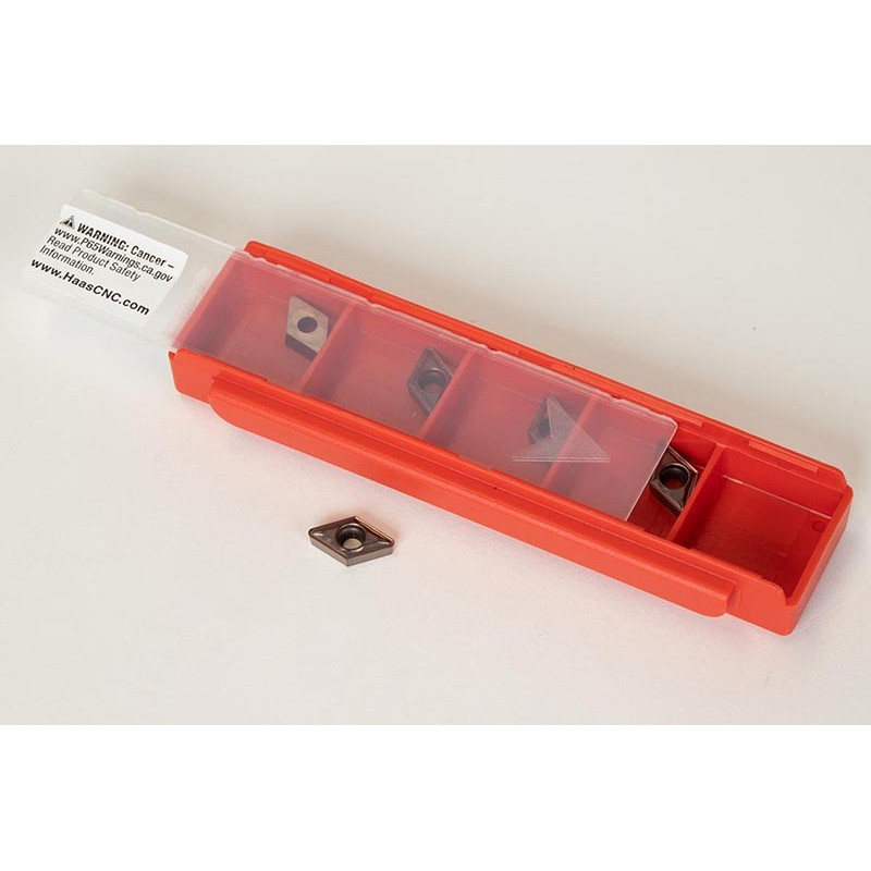 DCMT2152-HFP / DCMT070208-HFP, Carbide Turning Insert, 55° Rhombic, Grade HTP25 - Pack of 5