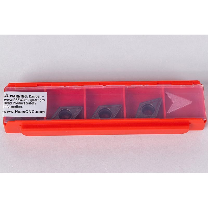 DCMT3252-HFP / DCMT11T308-HFP, Carbide Turning Insert, 55° Rhombic, Grade HTP25 - Pack of 5