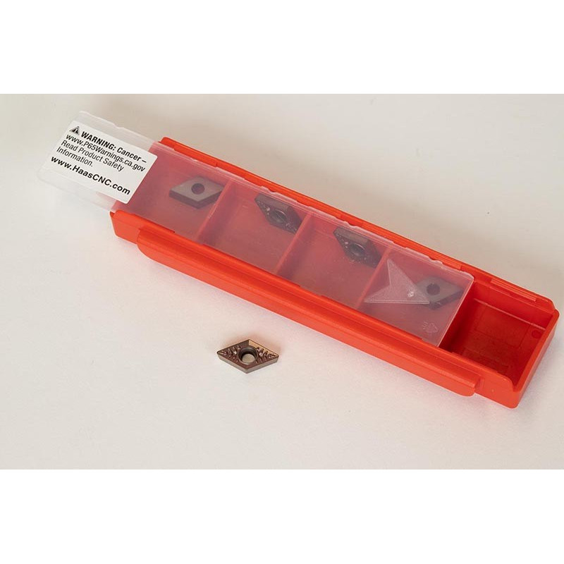 DCMT2151-HMP / DCMT070204-HMP, Carbide Turning Insert, 55° Rhombic, Grade HTP15 - Pack of 5