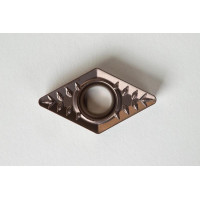DCMT3252-HMP / DCMT11T308-HMP, Твердосплавна токарна пластина, ромбічна 55°, сплав HTP25 - упаковка з 5 штук