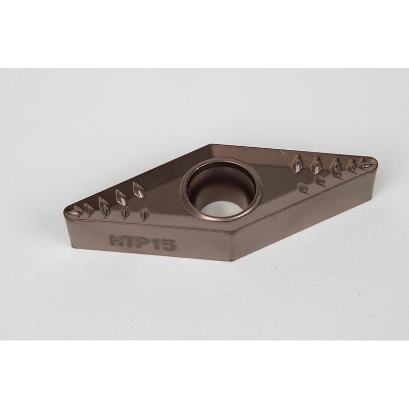 VBMT332-HMP / VBMT160408-HMP, Carbide Turning Insert, 35° Rhombic, Grade HTP15 - Pack of 5