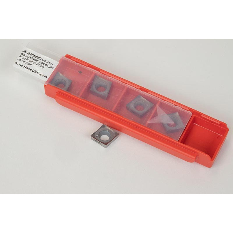 CCGT3251-HAL / CCGT09T304-HAL, Твердосплавна токарна пластина, ромбічна 80°, сплав HTSU10 - упаковка з 5 штук