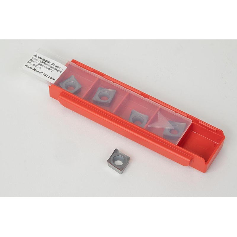 CCGT3252-HAL / CCGT09T308-HAL, Твердосплавна токарна пластина, ромбічна 80°, сплав HTSU10 - упаковка з 5 штук