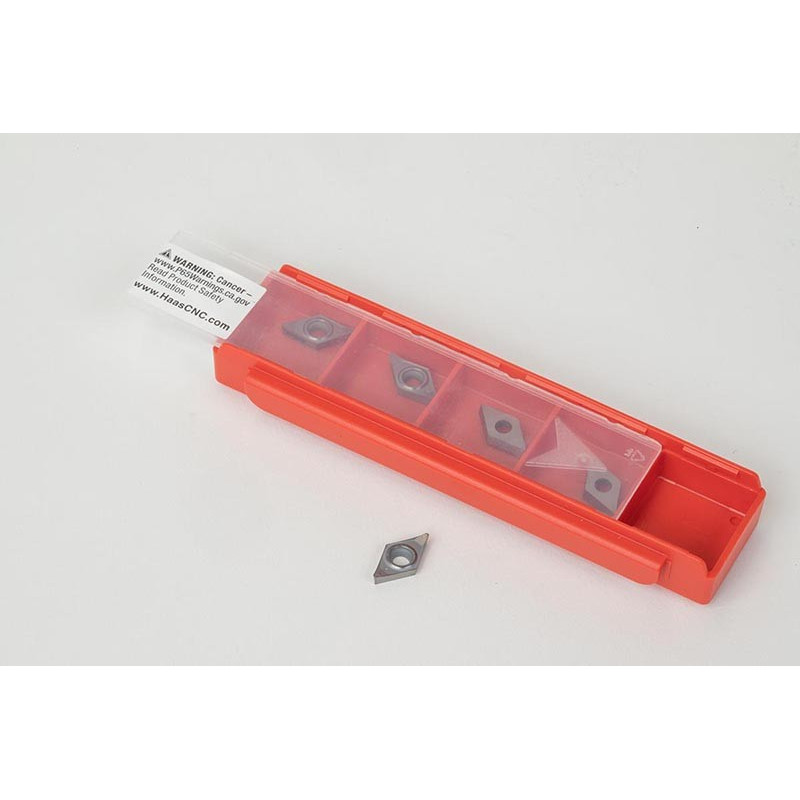 DCGT2151-HAL / DCGT070204-HAL, Carbide Turning Insert, 55° Rhombic, Grade HTSU10 - Pack of 5