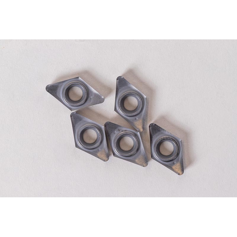 DCGT2152-HAL / DCGT070208-HAL, Carbide Turning Insert, 55° Rhombic, Grade HTSU10 - Pack of 5