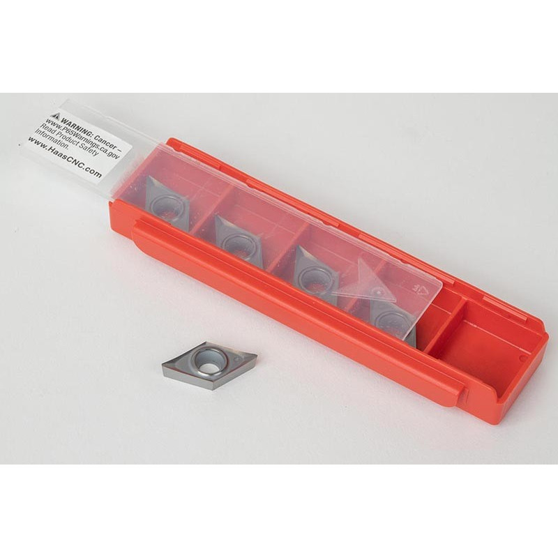 DCGT3251-HAL / DCGT11T304-HAL, Carbide Turning Insert, 55° Rhombic, Grade HTSU10 - Pack of 5