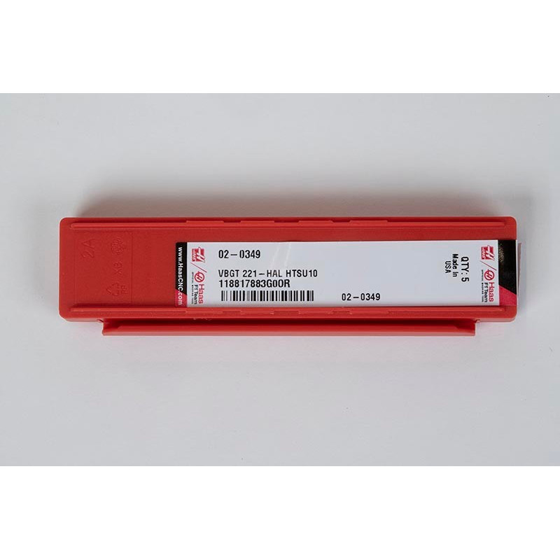 VBGT221-HAL / VBGT110304-HAL, Carbide Turning Insert, 35° Rhombic, Grade HTSU10 - Pack of 5