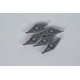 VBGT332-HAL / VBGT160408-HAL, Carbide Turning Insert, 35° Rhombic, Grade HTSU10 - Pack of 5