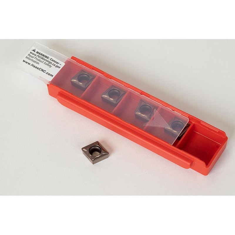 CCMT3252-HFP / CCMT09T308-HFP, Твердосплавна токарна пластина, ромбічна 80°, сплав HTM25 - упаковка з 5 штук