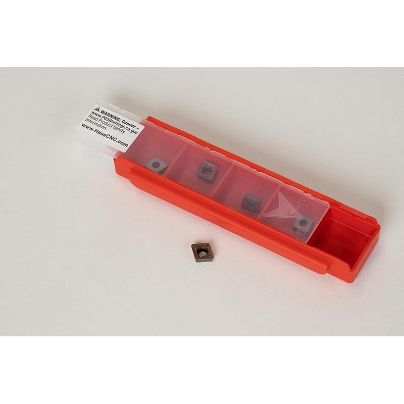 CCMT2152-HMP / CCMT060208-HMP, Твердосплавна токарна пластина, ромбічна 80°, сплав HTM15 - упаковка з 5 штук