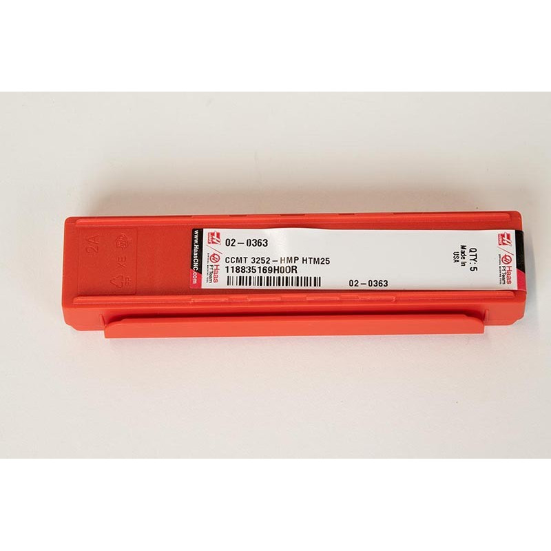 CCMT3252-HMP / CCMT09T308-HMP, Твердосплавна токарна пластина, ромбічна 80°, сплав HTM25 - упаковка з 5 штук