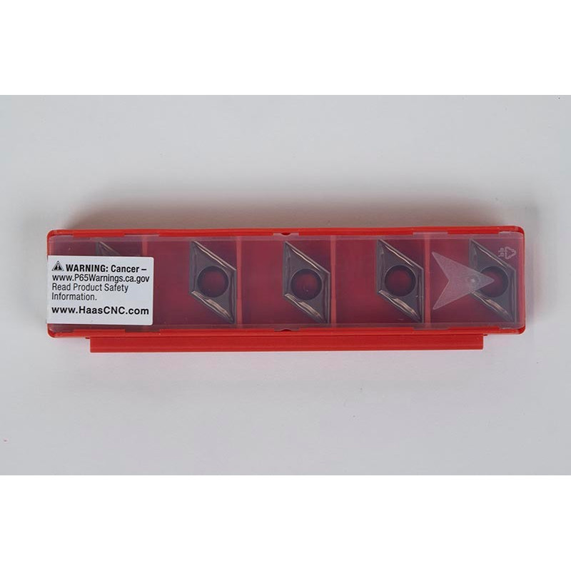 DCMT3251-HFP / DCMT11T304-HFP, Carbide Turning Insert, 55° Rhombic, Grade HTM15 - Pack of 5