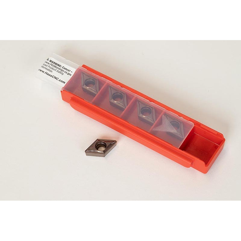 DCMT3252-HFP / DCMT11T308-HFP, Carbide Turning Insert, 55° Rhombic, Grade HTM15 - Pack of 5