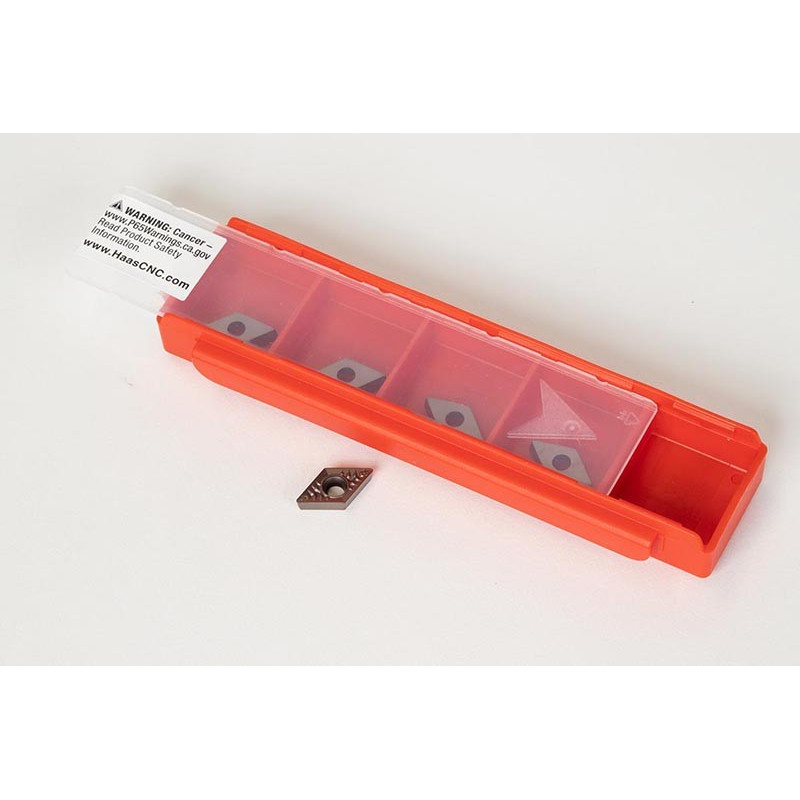 DCMT2151-HMP / DCMT070204-HMP, Carbide Turning Insert, 55° Rhombic, Grade HTM15 - Pack of 5