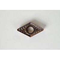 DCMT3252-HMP / DCMT11T308-HMP, Твердосплавна токарна пластина, ромбічна 55°, сплав HTM15 - упаковка з 5 штук