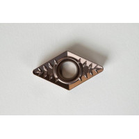 DCMT3252-HMP / DCMT11T308-HMP, Твердосплавна токарна пластина, ромбічна 55°, сплав HTM25 - упаковка з 5 штук