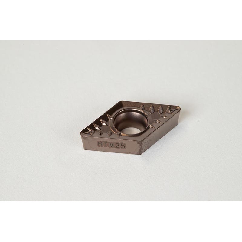 DCMT3252-HMP / DCMT11T308-HMP, Carbide Turning Insert, 55° Rhombic, Grade HTM25 - Pack of 5