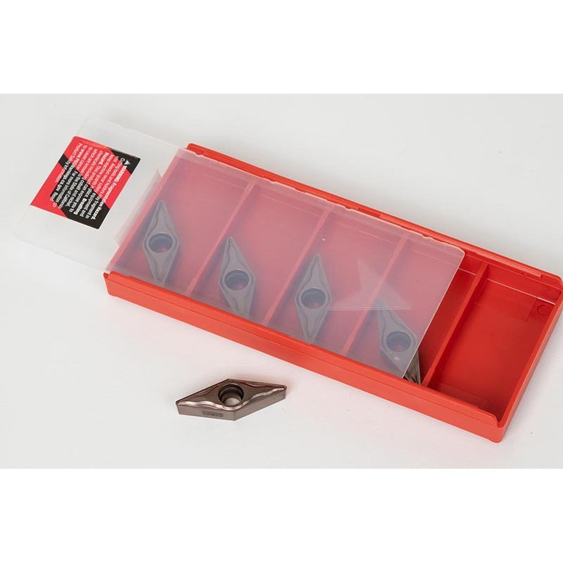 VBMT332-HFP / VBMT160408-HFP, Carbide Turning Insert, 35° Rhombic, Grade HTM15 - Pack of 5