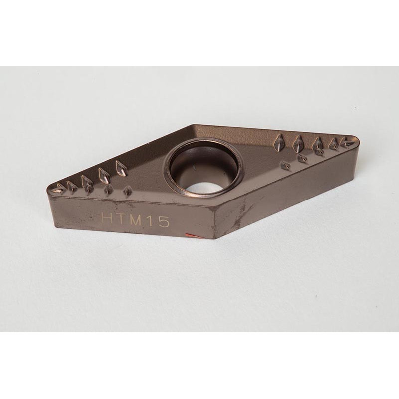 VBMT332-HMP / VBMT160408-HMP, Carbide Turning Insert, 35° Rhombic, Grade HTM15 - Pack of 5