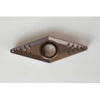 VBMT332-HMP / VBMT160408-HMP, Твердосплавна токарна пластина, ромбічна 35°, сплав HTM25 - упаковка з 5 штук