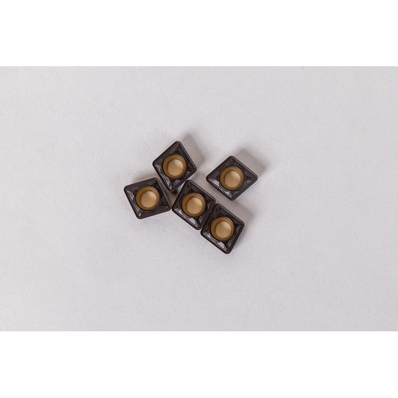 CCMT2152-HFP / CCMT060208-HFP, Твердосплавна токарна пластина, ромбічна 80°, сплав HTK10 - упаковка з 5 штук