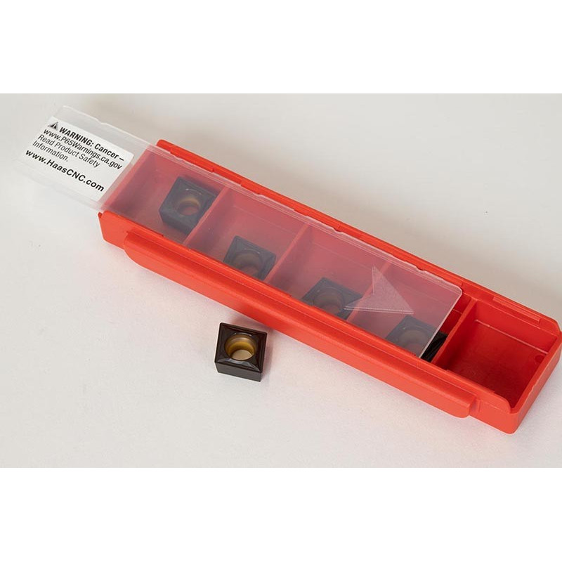 CCMT3251-HFP / CCMT09T304-HFP, Твердосплавна токарна пластина, ромбічна 80°, сплав HTK20 - упаковка з 5 штук