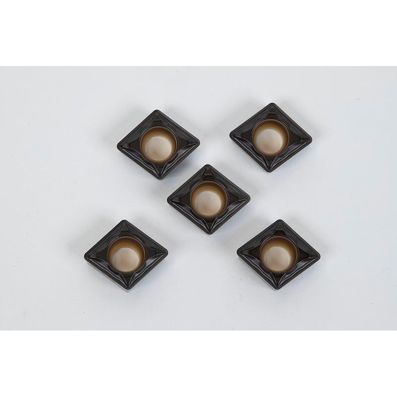 CCMT3252-HFP / CCMT09T308-HFP, Твердосплавна токарна пластина, ромбічна 80°, сплав HTK10 - упаковка з 5 штук