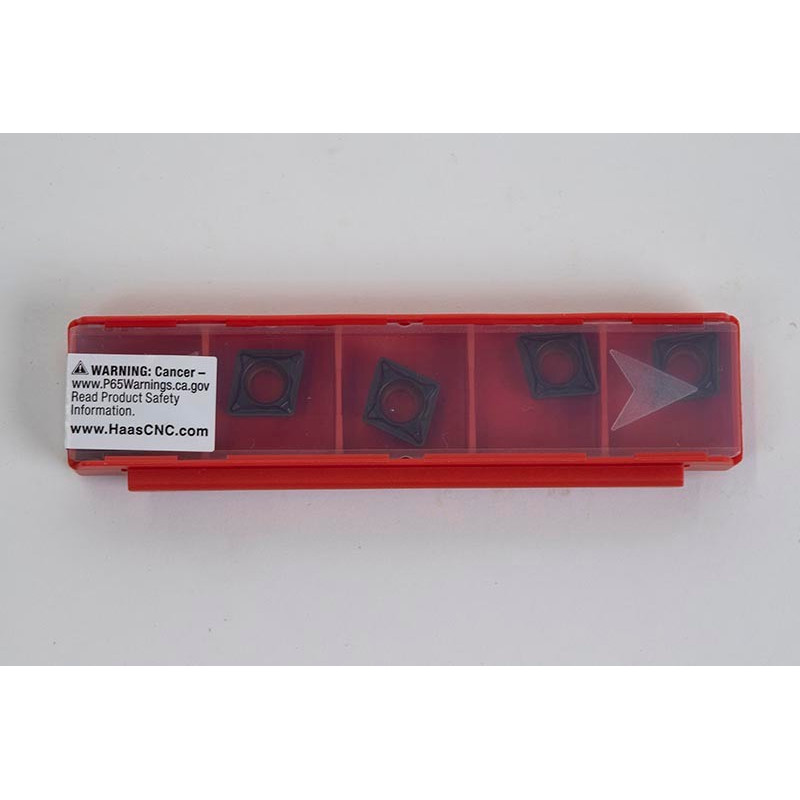 CCMT3252-HFP / CCMT09T308-HFP, Твердосплавна токарна пластина, ромбічна 80°, сплав HTK10 - упаковка з 5 штук