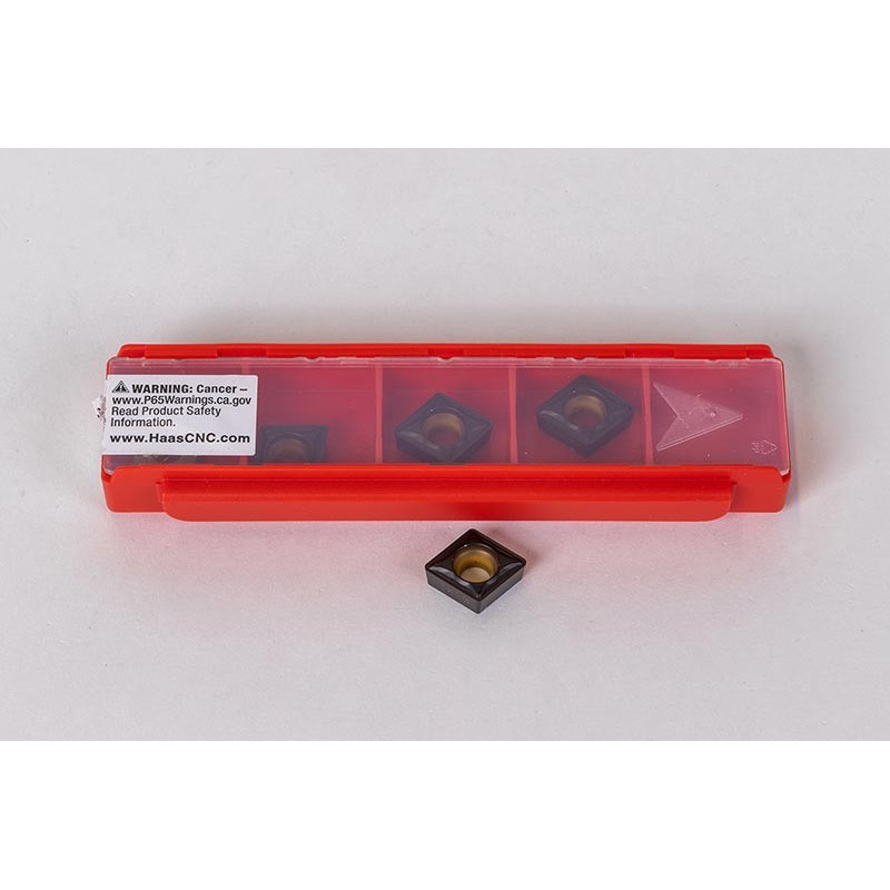 CCMT3252-HFP / CCMT09T308-HFP, Твердосплавна токарна пластина, ромбічна 80°, сплав HTK20 - упаковка з 5 штук