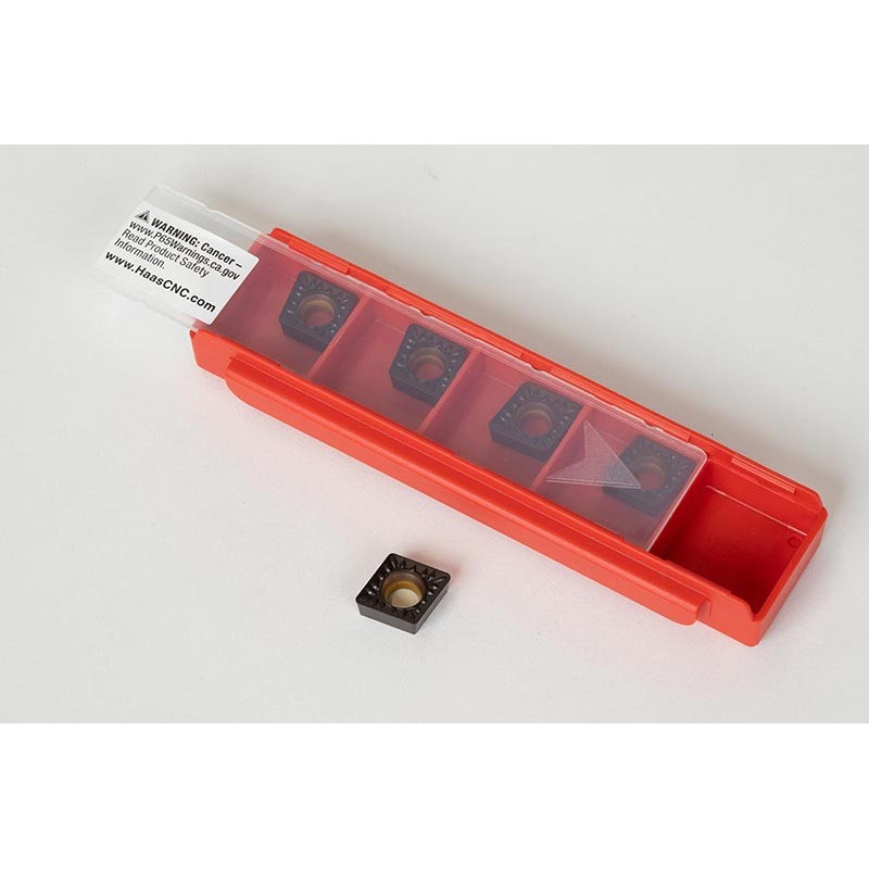 CCMT3252-HMP / CCMT09T308-HMP, Твердосплавна токарна пластина, ромбічна 80°, сплав HTK10 - упаковка з 5 штук