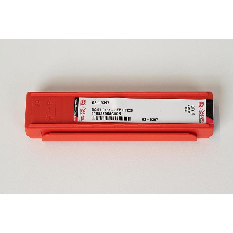 DCMT2151-HFP / DCMT070204-HFP, Carbide Turning Insert, 55° Rhombic, Grade HTK20 - Pack of 5