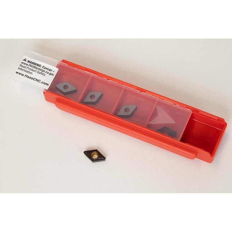 DCMT2152-HFP / DCMT070208-HFP, Carbide Turning Insert, 55° Rhombic, Grade HTK10 - Pack of 5