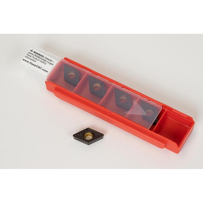 DCMT3252-HMP / DCMT11T308-HMP, Carbide Turning Insert, 55° Rhombic, Grade HTK20 - Pack of 5