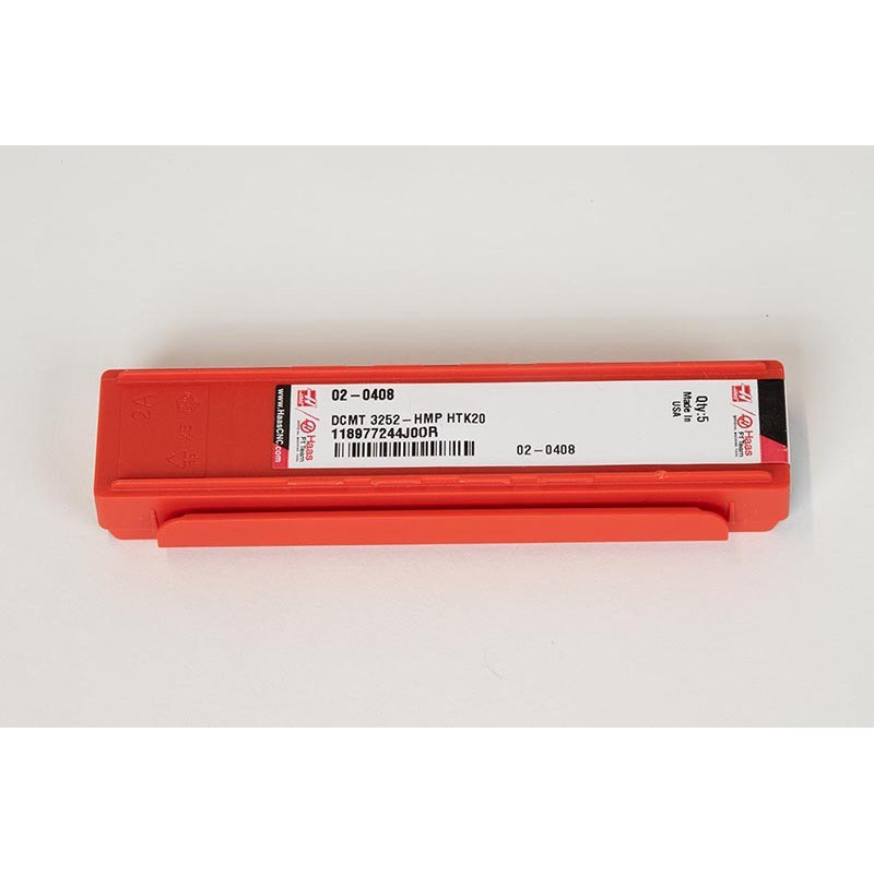 DCMT3252-HMP / DCMT11T308-HMP, Carbide Turning Insert, 55° Rhombic, Grade HTK20 - Pack of 5