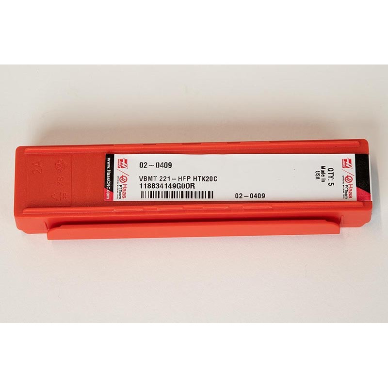 VBMT221-HFP / VBMT110304-HFP, Carbide Turning Insert, 35° Rhombic, Grade HTK20 - Pack of 5