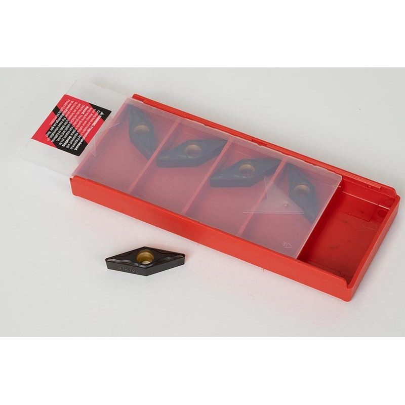 VBMT332-HFP / VBMT160408-HFP, Carbide Turning Insert, 35° Rhombic, Grade HTK10 - Pack of 5