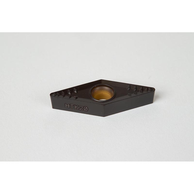 VBMT332-HMP / VBMT160408-HMP, Carbide Turning Insert, 35° Rhombic, Grade HTK10 - Pack of 5