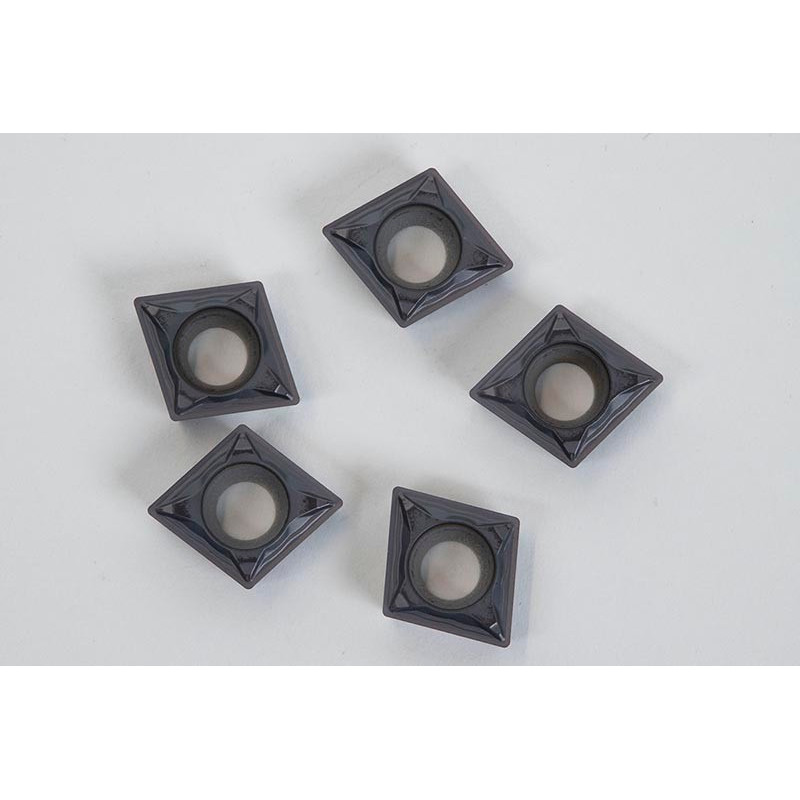 CCMT3251-HFP / CCMT09T304-HFP, Твердосплавна токарна пластина, ромбічна 80°, сплав HTS25 - упаковка з 5 штук