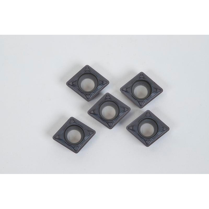 CCMT3252-HFP / CCMT09T308-HFP, Твердосплавна токарна пластина, ромбічна 80°, сплав HTS25 - упаковка з 5 штук