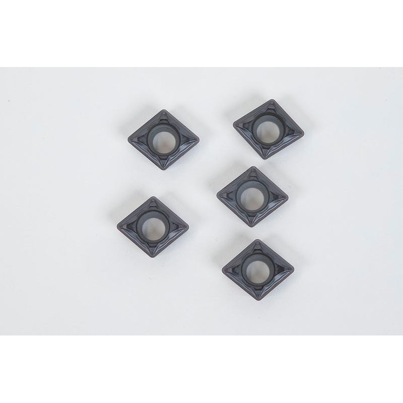 CCMT3252-HFP / CCMT09T308-HFP, Твердосплавна токарна пластина, ромбічна 80°, сплав HTS10 - упаковка з 5 штук